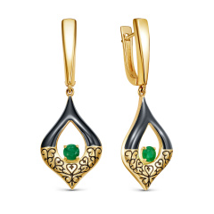 Серьги с английским замком 12-711-1287