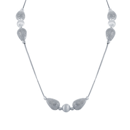 Колье из серебра