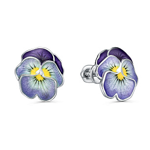 Серьги Пусеты из серебра