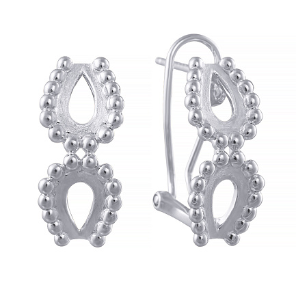 Серьги из серебра