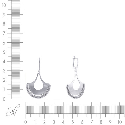 Серьги из серебра