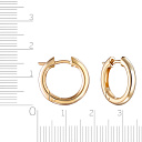 Серьги Конго из серебра с золочением