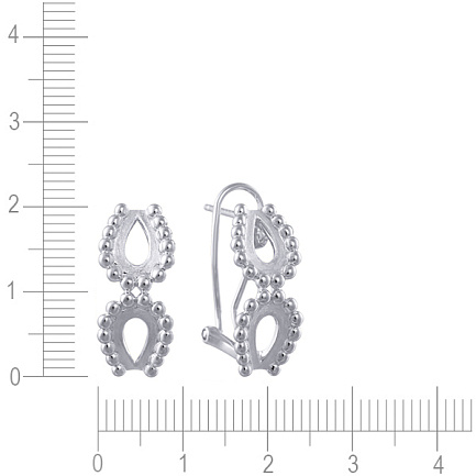 Серьги из серебра