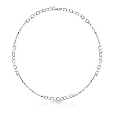 Колье из серебра