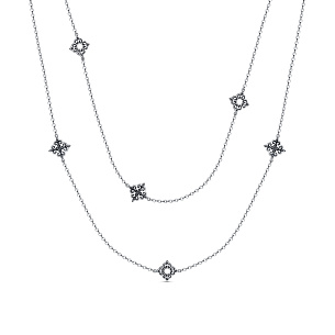 Колье из серебра