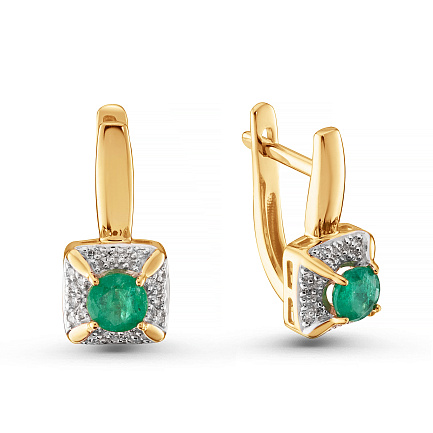 Серьги из  золота