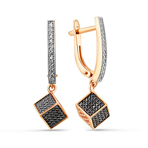 Серьги из красного золота