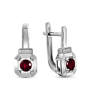 Серьги из белого золота