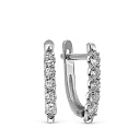 Серьги из белого золота