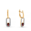 Серьги из красного золота