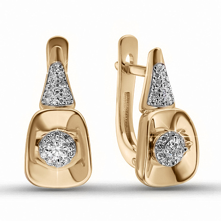 Серьги из  золота