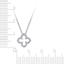 Колье из серебра