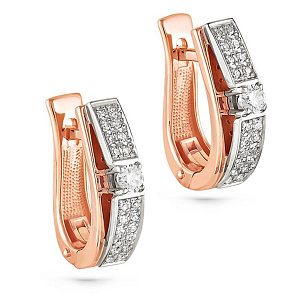 Серьги с английским замком 12-0773-1000