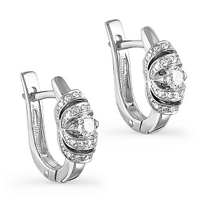 Серьги с английским замком 12-1771-1000