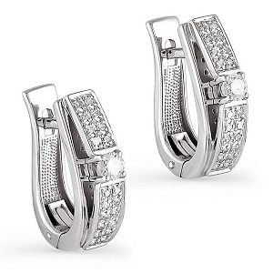 Серьги с английским замком 12-1773-1000