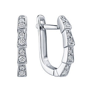 Серьги с английским замком ЗС-91614-I