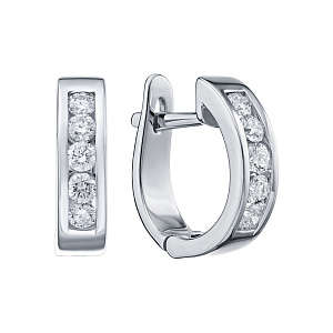 Серьги с английским замком ЗС-91343-I