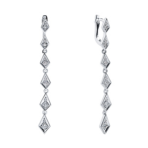 Серьги с английским замком ЗС-91297-I