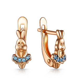 Серьги с английским замком С639-1297Гл