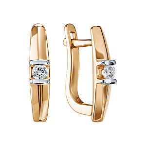 Серьги с английским замком ЗС-90365-I