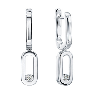 Серьги с английским замком ЗС-91769-I
