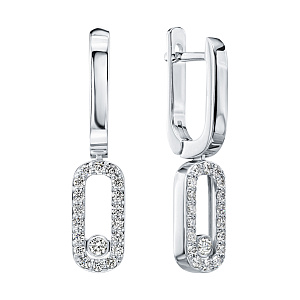 Серьги с английским замком ЗС-91770-I