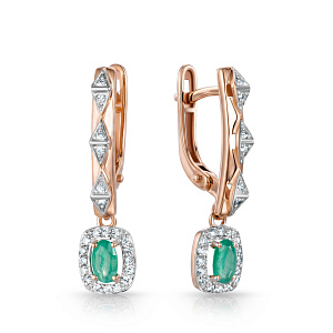 Серьги с английским замком 26898-101