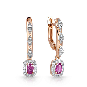 Серьги с английским замком 26898-103