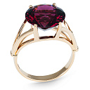 Кольцо из красного золота с бриллиантами