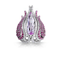 Кольцо из красного золота с бриллиантами