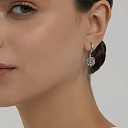 Серьги из белого золота