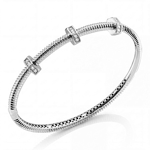 Браслет из белого золота с бриллиантами