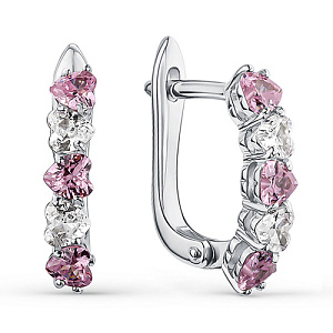 Серьги детские с английским замком 901022825