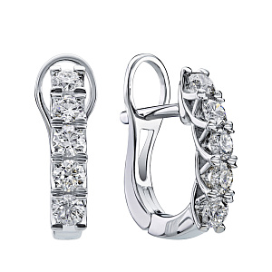 Серьги с английским замком ЗС-91566-I