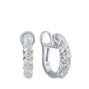 Серьги с английским замком ЗС-91139-I