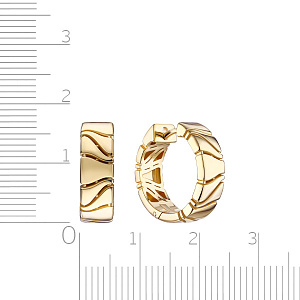Серьги Конго из серебра