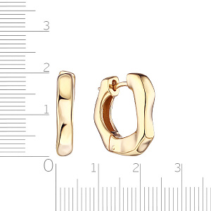 Серьги Конго из серебра