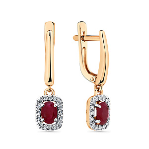 Серьги с английским замком 2-108985-00-03