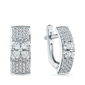 Серьги с английским замком 2-209257-01-00