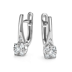 Серьги с английским замком 26930-200