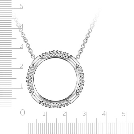 Колье из серебра